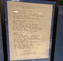 blue suede shoes lyrics signed by carl perkins